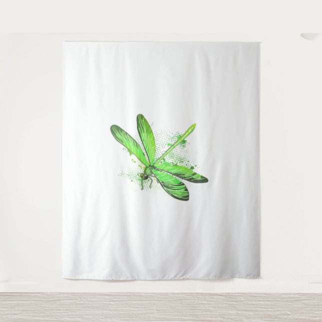 Insect dragonfly dragonflies saying quote gift tapestry (Front)