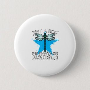 Insect Entomologist Just A Boy Who Really Loves Dr 2 Inch Round Button
