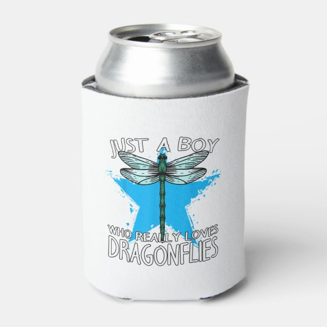 Insect Entomologist Just A Boy Who Really Loves Dr Can Cooler (Can Front)