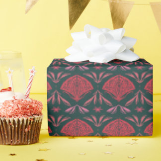 Insect Floral Wrapping Paper