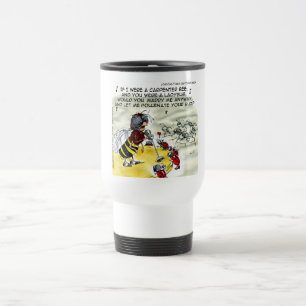 Insect Nightclub Singers Funny Travel Mug