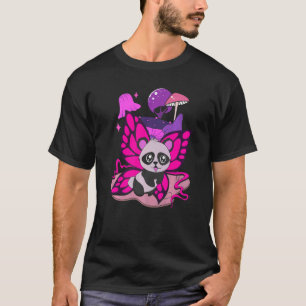 Insect Panda Bear Butterfly Mushroom Cute Animal P T-Shirt
