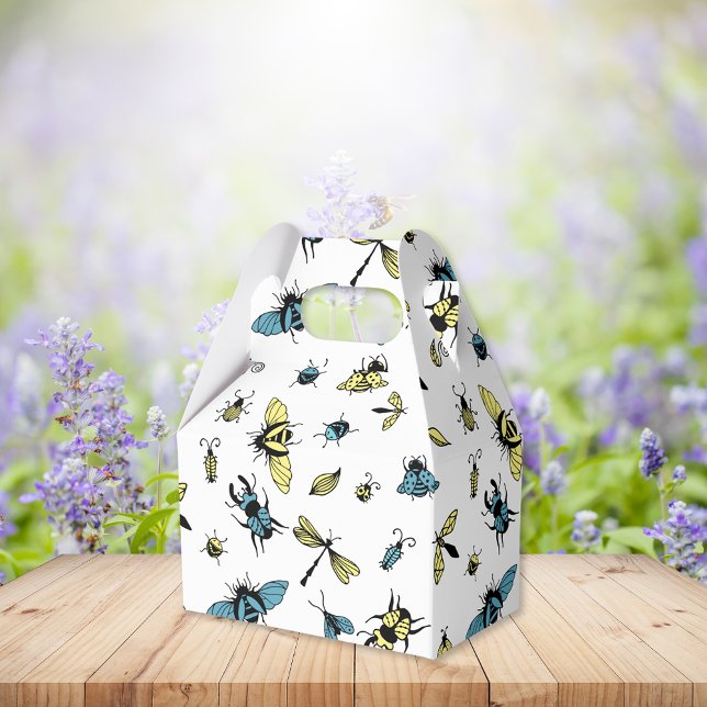 Insect Pattern | White Favor Box (Creator Uploaded)