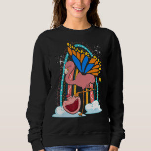 Insect Tropic Bird Butterfly Rainbow Exotic Animal Sweatshirt