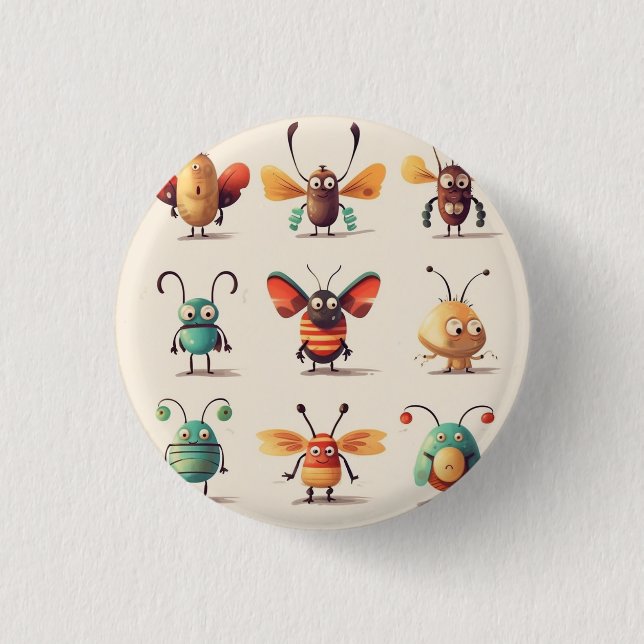insecte, badge de créature, bouton, épingle, éping (Devant)