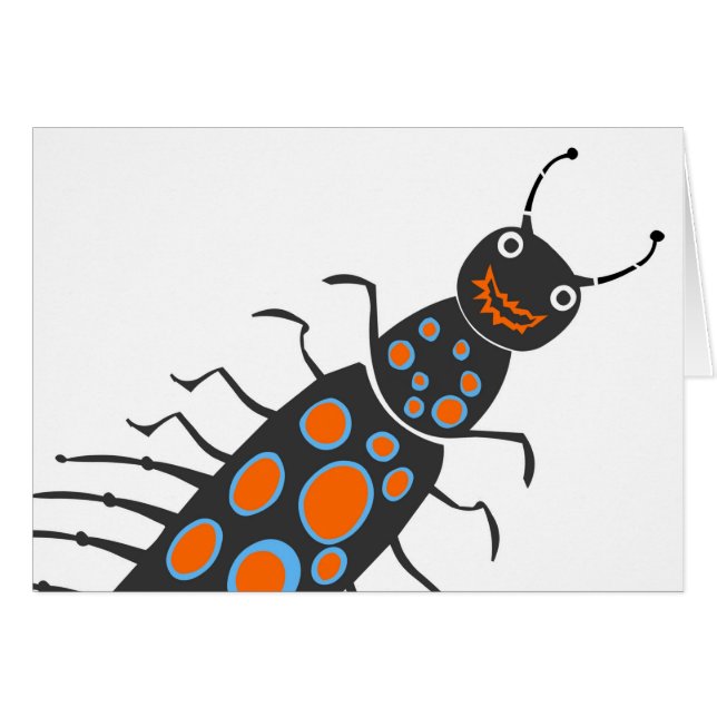 Insecte tacheté graphique de cool d'amusement (Devant horizontal)