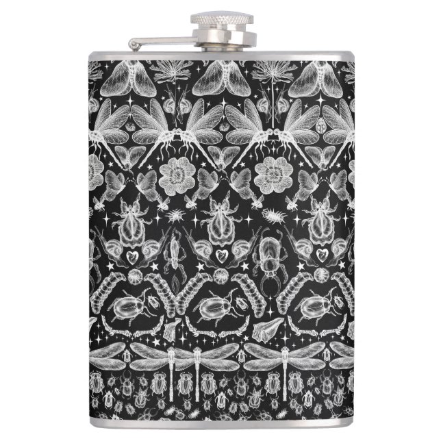 Insects and Bugs Hip Flask (Front)