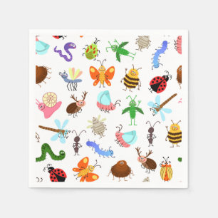 Insects Bugs Napkin
