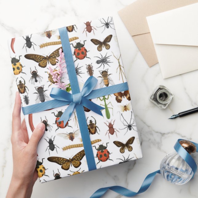 Insects Bugs Wrapping Paper (Gifting)