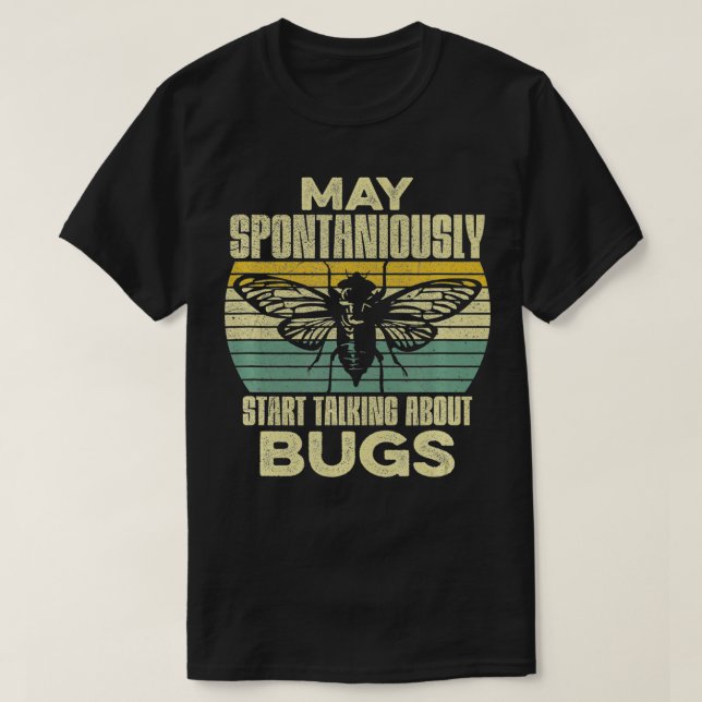Insects Design for a Bug Catcher  T-Shirt (Design Front)