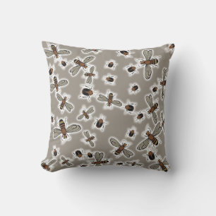 insects Duvet Cover Throw Pillow
