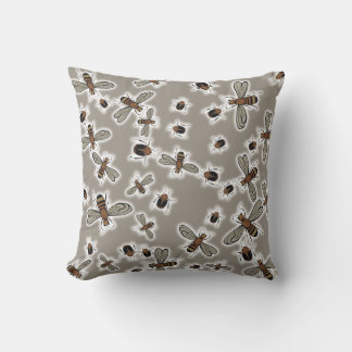 insects Duvet Cover Throw Pillow