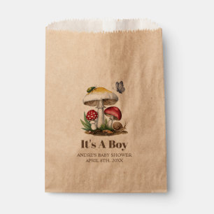 Insects Mushroom Woodland Nature Baby Shower Favour Bag
