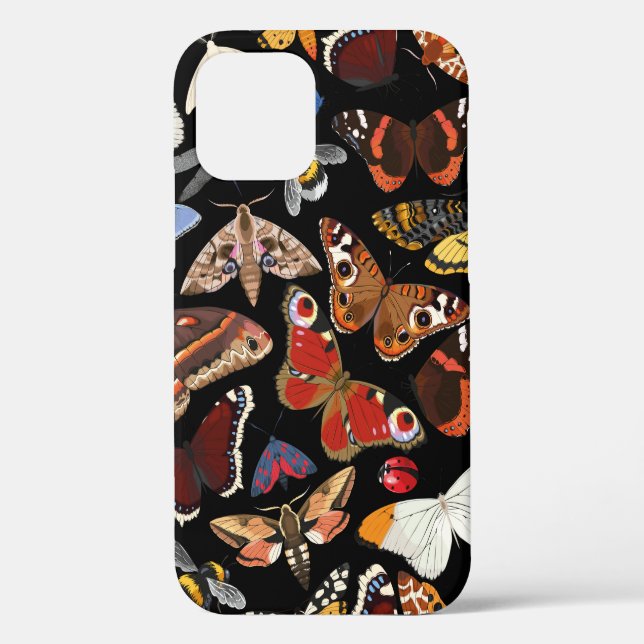 Insects seamless pattern Case-Mate iPhone case (Back)