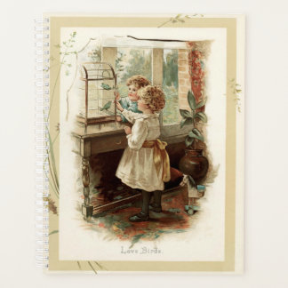 Inséparables et enfants Reproduction Vintage