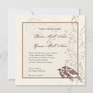 Inséparables 'n Lace - Faire-part de mariage