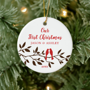 Inséparables Notre premier ornement de Noël