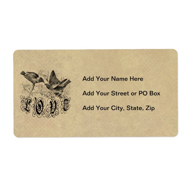 Inséparables vintages Vêtements et cadeaux (Devant)