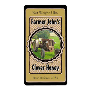 Insérer une photo d'un pot de miel Mariage noir e