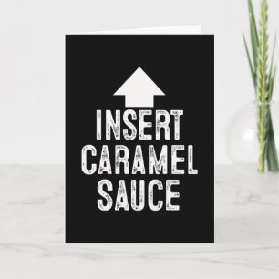 Insert Caramel Sauce Halloween Pointing Arrow To M Card