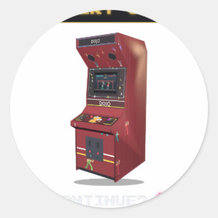 Insert Coin - Arcadius Sticker