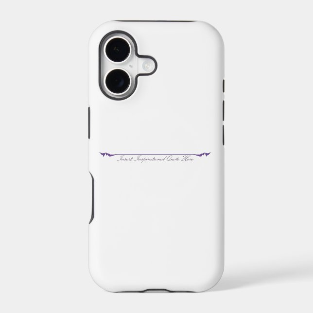 Insert Inspirational Quote Here - Purple (Back)