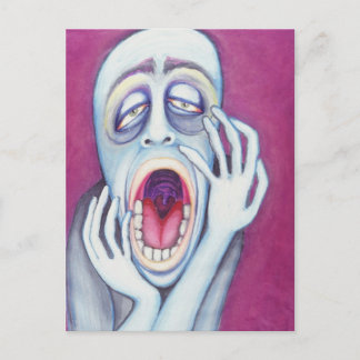 Insert Mouth, Open Monday Postcard