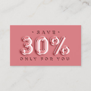 INSERT QRCODE 30%OFF Rose Balloon Discount Code