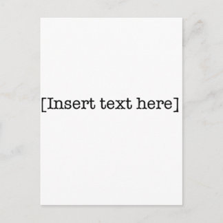 insert text here postcard