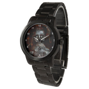 Insert Your Own Image Coolest Afraid Doll Scary Watch