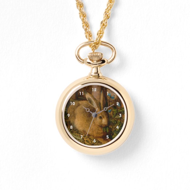 Insert Your Own Image Lil Bunny in the Garden Watch (Front)