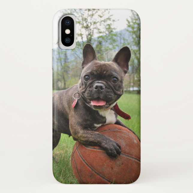 Insert Your Own Photo of Your French Bulldog Case-Mate iPhone Case (Back)