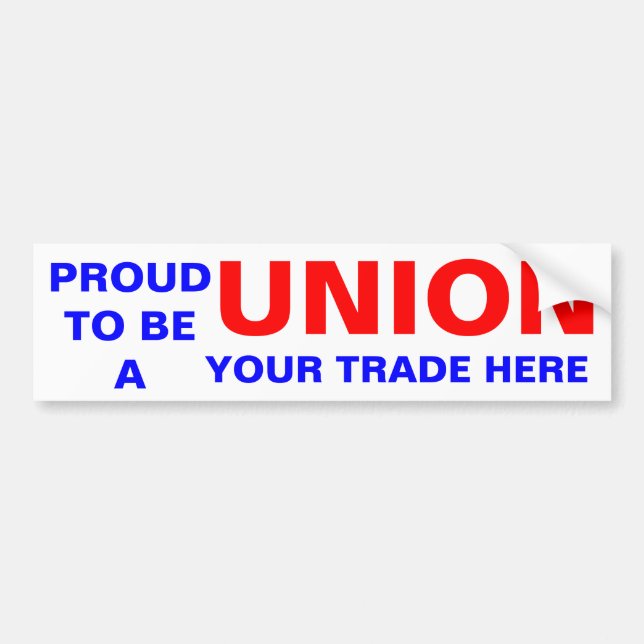 INSERT YOUR TRADE BUMPER STICKER (Front)