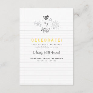Insertion de faire-part de mariage de carnet