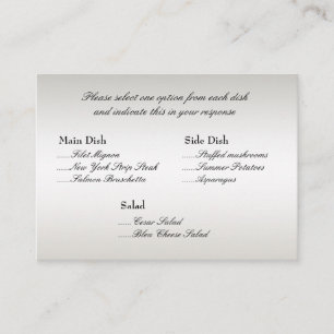 Insertion d'options de menu de paon