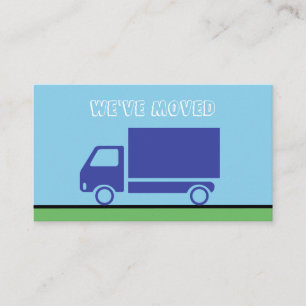 Insertion mobile d'adresse de faire-part de camion