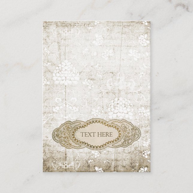 Insertions vintages de carte de Faire-part de mari (Devant)