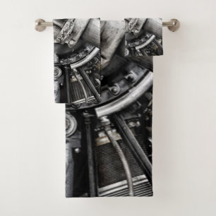 Inside a propeller bath towel set