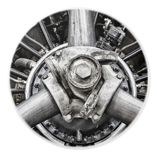 Inside a propeller ceramic knob (Front)