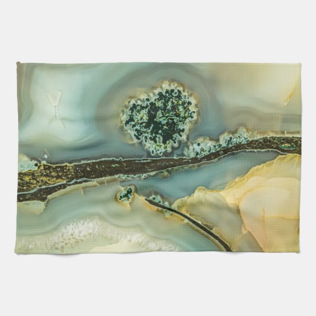 Inside a semi-precious stone kitchen towel (Horizontal)