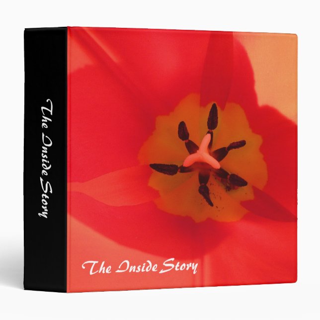 Inside a Tulip (1.5in) Binder (Front/Spine)