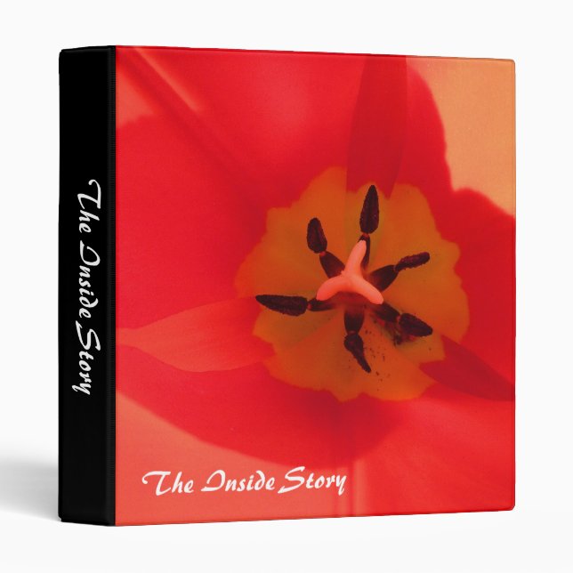 Inside a Tulip (1in) Binder (Front/Spine)
