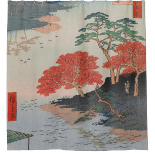 Inside Akiba Shrine Vintage Ukiyo-e Japanese Art