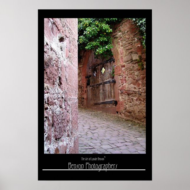 Inside Castle Walls-Heidelberg, Germany Poster (Front)