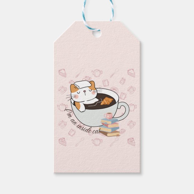  Inside Cat Spa Gift Tags (Front)