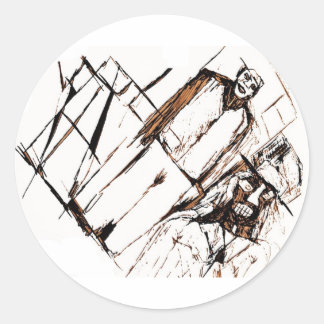 INSIDE CLASSIC ROUND STICKER