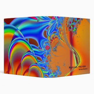 Inside I · Fractal Art · Blue & Orange Binder