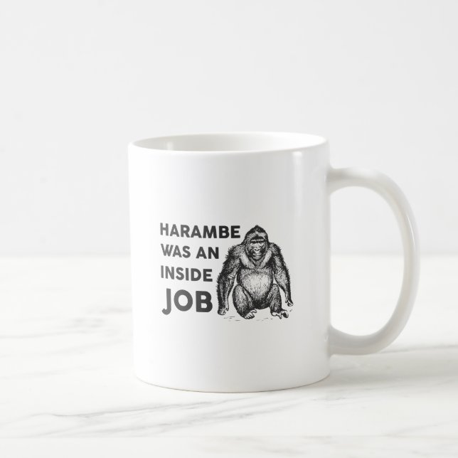 Inside Job Harambe Coffee Mug (Right)