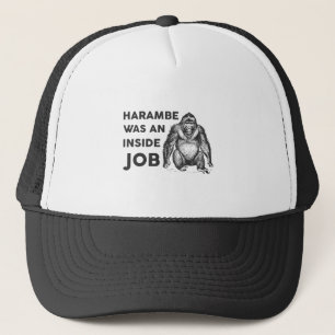 Inside Job Harambe Trucker Hat