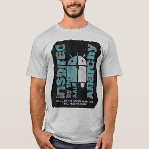 Inside My Head Android Street Art Tech Graphic Des T-Shirt